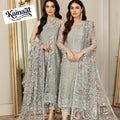 Kainaat Luxury Net Collection  Heavy Embroidered Spengle Work 3PC Suit