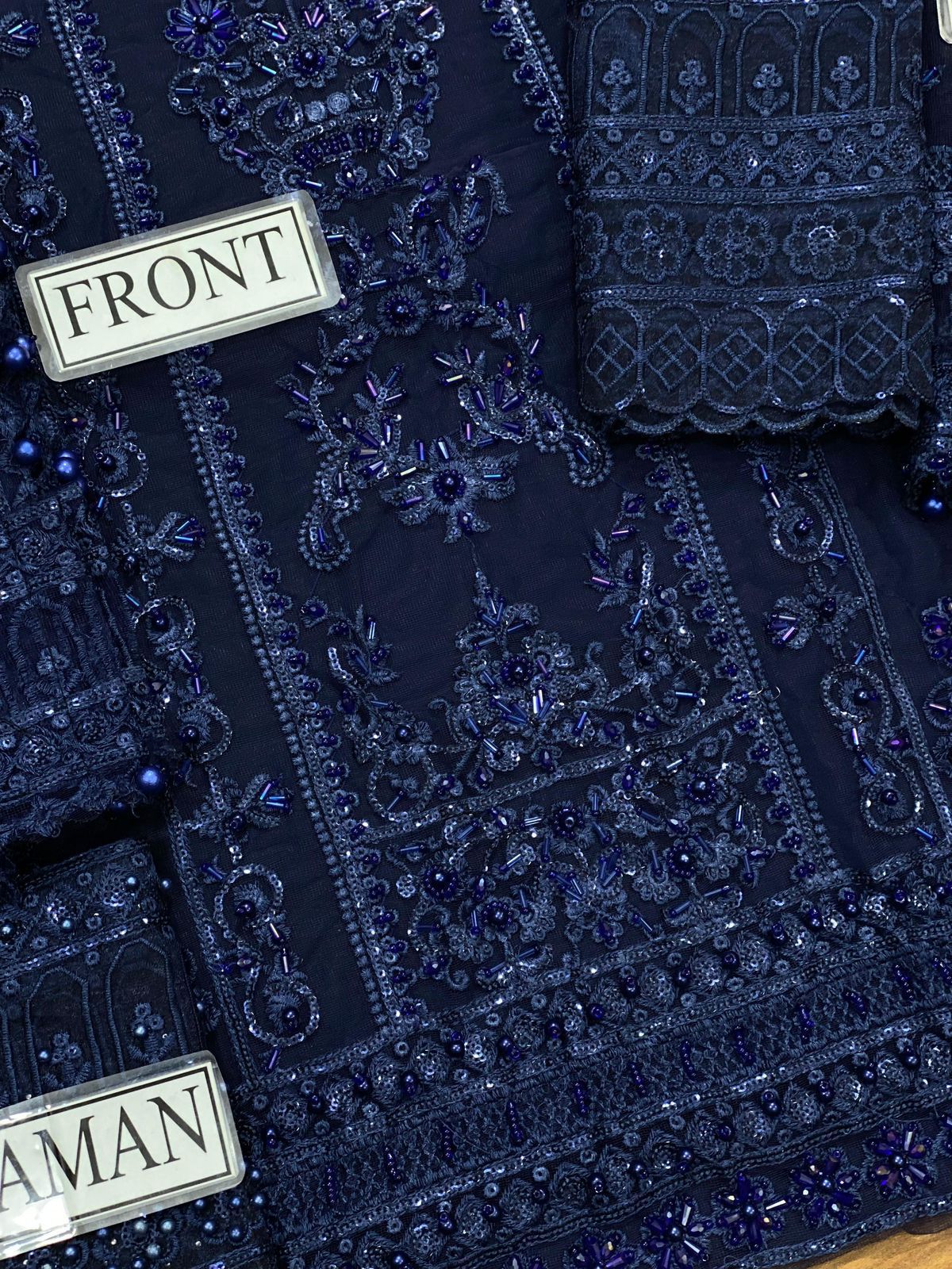 Kainaat Luxury Wedding Edition Embroidered Net Suit – 3 Piece Unstitched