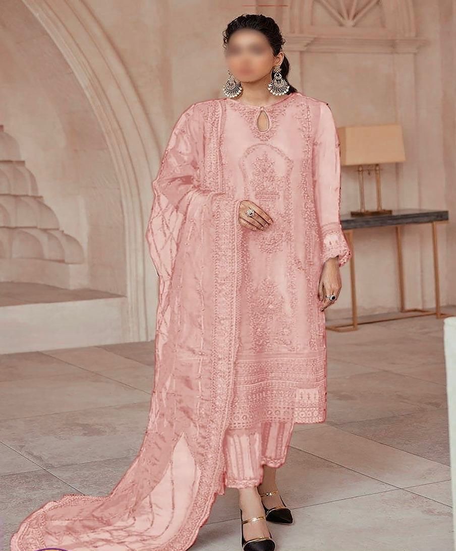 Kainaat Luxury Wedding Edition Embroidered Net Suit – 3 Piece Unstitched