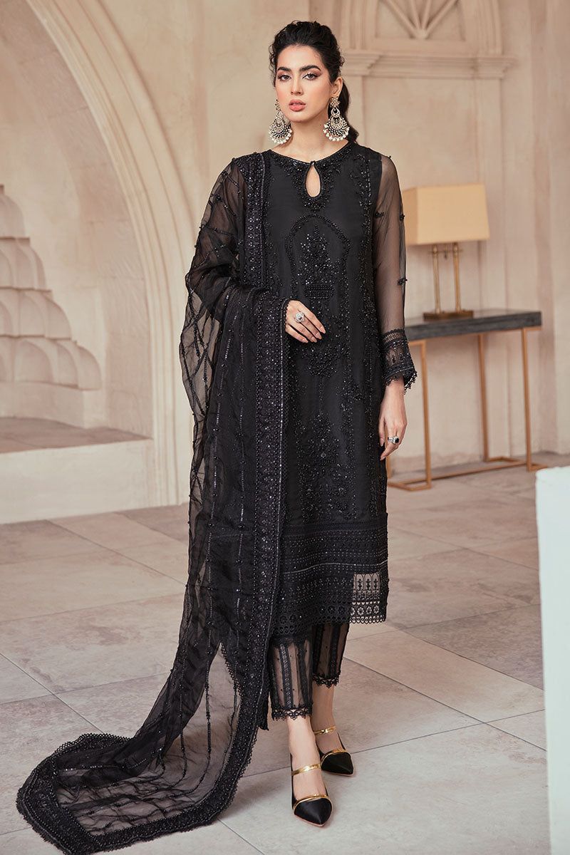 Kainaat Luxury Wedding Edition Embroidered Net Suit – 3 Piece Unstitched